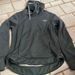 North face fleece cowl neck